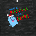 thumbnail image 4 of Inktastic I Want a Hippopotamus For Christmas Cute Stuffed Hippo Women's T-Shirt, 4 of 5