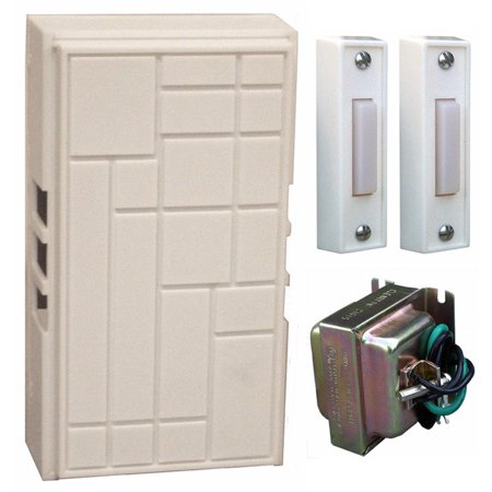 Morris Products Builders Chime Kit with 2 Unlit Pushbuttons