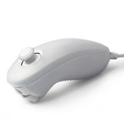 Insten Silicone Skin Case for Nintendo Wii Nunchuck Controller Remote, White