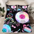 thumbnail image 2 of Manfei Teen Musical Note Full Size Sheets, Princess Butterfly Bed Sheets, Dreamy Mystic Galaxy Sheet Sets, Breathable Home Decor, 4 Pieces, 2 of 7