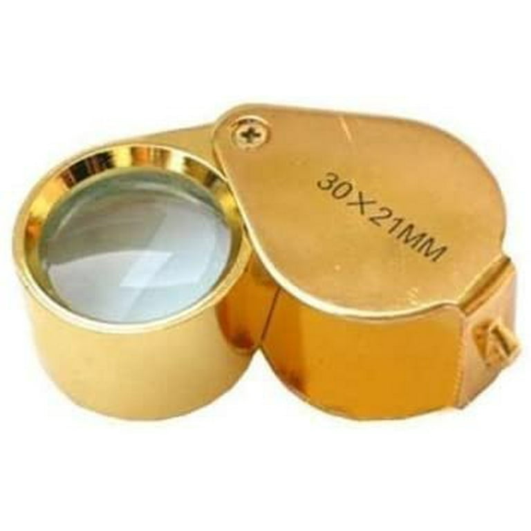 Puritest 30X Jewelers Magnifier Magnifying Glass Eye Loupe for Gold Silver Jewelry