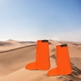 thumbnail image 5 of Unique Bargains Waterproof Shoe Covers, Rain Shoe Cover Snow Boot Covers, M, Orange, 5 of 5
