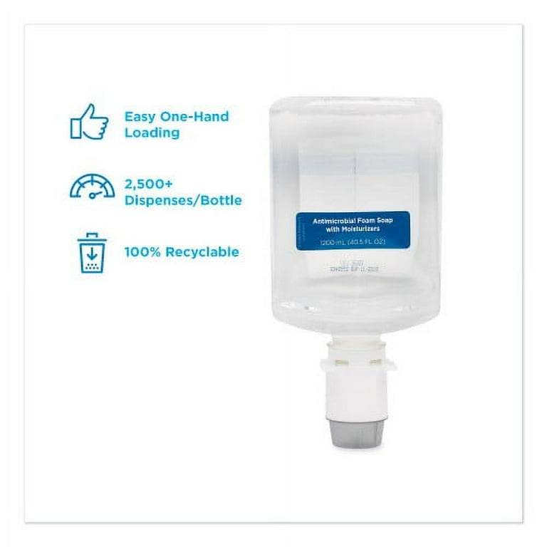 GP enMotion Automated Touchless Moisturizing Gentle Foam Soap Refill, Unscented, 1,200 mL, 2/Carton GP enMotion Automated Touchless Moisturizing Gentle Foam Soap Refill, Unscented, 1,200 mL, 2/Carton