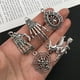 thumbnail image 3 of Mezcla de 80 accesorios de Halloween, colgante de calabaza, calavera, murciélago, bruja, accesorios, material para aretes, 3 of 5