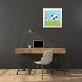 thumbnail image 3 of Vess, June Erica 12x12 White Modern Wood Framed Museum Art Print Titled - Stick-leg Cow I, 3 of 4