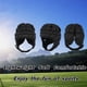 thumbnail image 3 of Casco de Rugby Soidarity de esponja a prueba de golpes Negro Tamaño Libre, 3 of 6