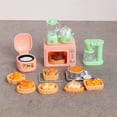 thumbnail image 4 of 1/12 Realistic Doll House Kitchen Appliance Oven Rice Cooker Model Creative Role Play Educational Toy For Children Fun, 4 of 9