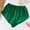 Green, variant on Shorts Ladie Pajamas Silk Red Bottoms Solid Cozy Home Clothes Womens Sleepwear
