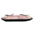 thumbnail image 3 of Tropical Chair Seating Cushion Set of 4, Exotic Themed Layout of Palm Leaves and Butterflies Flying Colorful Paradise, Seat Pads for Office with Anti-slip Backing, 16"x16", Multicolor, by Ambesonne, 3 of 7