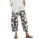 thumbnail image 1 of Pantalones nieve Gibobby mujer con bolsillo estampado gris M, 1 of 5