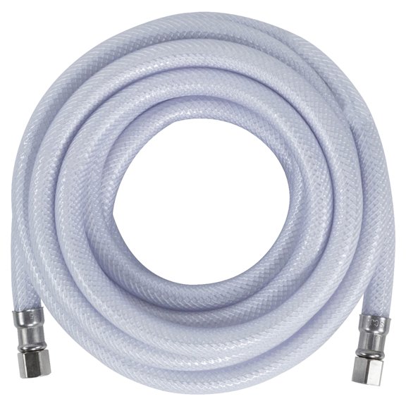 Certified Appliance Accessories PVC Ice Maker Connector with 1/4-In. Compression, 15 Ft.