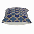thumbnail image 3 of Nassau Collection Handcrafted Quatrefoil Stitch Throw Pillow - 20" - Blue, 3 of 6