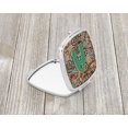 thumbnail image 2 of Letter A Retro Tribal Alphabet Initial Compact Mirror, 2 of 4
