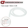 thumbnail image 5 of Unique Bargains 100cm/3.3FT 1/4" 6mmID 2mm Thickness Silicone Vacuum Tubing Hose, 5 of 8