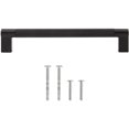 thumbnail image 3 of Stone Harbor Hardware Urban Cabinet Pull, 160 Millimeters, Matte Black, 3 of 3