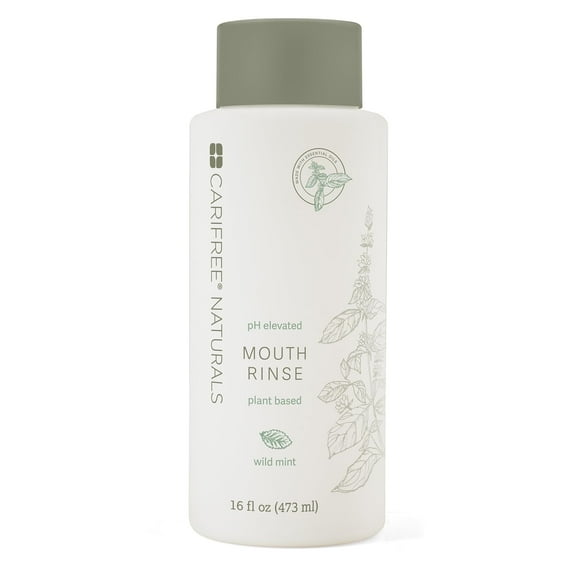 CariFree Naturals Mouth Rinse, WILD MINT, Single Bottle