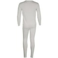 thumbnail image 6 of Ventana Men’s Fleece Thermal Underwear Set Ultra Soft Long Johns Base Layer 2pc Top Pants, 6 of 6