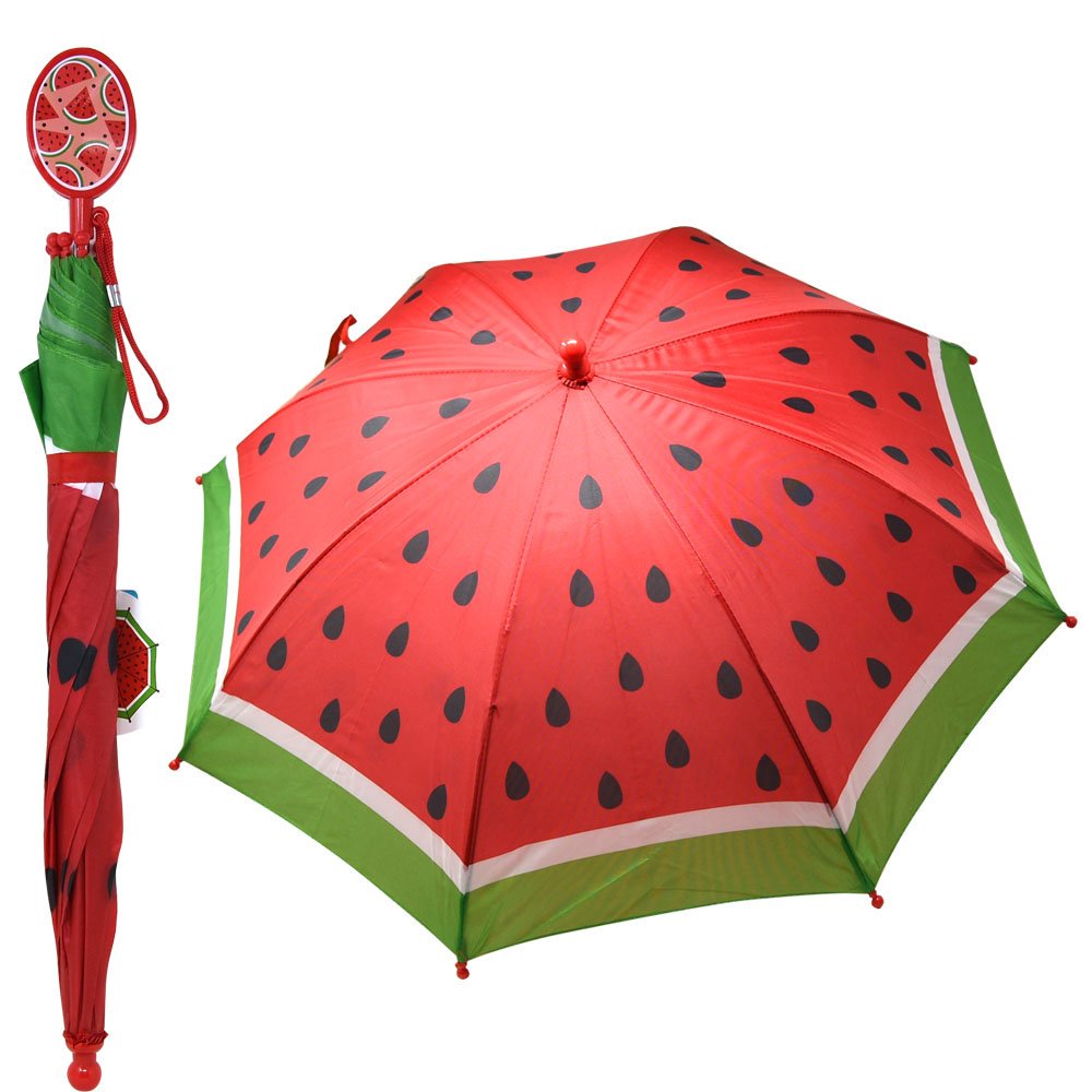 UPD Watermelon Umbrella with Clamshell Handle pre priced Walmart