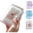 thumbnail image 1 of 3Packs 3 Inch Kpop Photocard Holder Book 36 Pockets Jelly Color Mini Photo Album Name Card Polaroid Pictures Photo Card Binder ID Storage Collection Book for Friendship Birthday Valentine Gift, 1 of 5