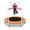 Orange, variant on YIORTWO 36" Kids Trampoline with Handle, 220lb Capacity, Indoor & Outdoor Mini Trampoline for Children, Blue