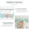 thumbnail image 2 of PENGXIANG Foldable Clip and Drip Hanger, Socks Hanger Underwear Hanger with 32 Clothespins & Wind-Proof Hook, Hanger for Drying Towels, Bras, Baby Clothes, Plastic Laundry Sock Drying Hanger, 2 of 6