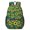 Sunflower Blue Pattern-1, variant on Sunflower Blue Pattern 17" Waterproof Oxford School Backpacks for Teens, S-Shape Padded Straps, for School, Travel, Hiking, Camping