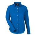 thumbnail image 4 of Devon & Jones DG505W Women's CrownLux Performance Spencer Poplin Dress Shirt-French Blue Melange-S, 4 of 6