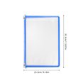 thumbnail image 2 of OHOIOLLA Soporte Para Archivos De Pared Azul Con De Páginas Giratorias Para Oficina, 2 of 6