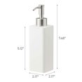 thumbnail image 7 of Yamazaki Home Traceless Adhesive Soap Dispenser, White, ABS Plastic, Supports 1.1 pounds, Adhesive, No Assembly, 7 of 7