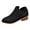 Black, variant on Women's Ankle Booties Fashion V Cut Slip On Short Boots Stacked Block Low Heel Pointed Toe Western Boots for Fall Winter Daily Work Vacation Walks Black 8.5