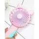 thumbnail image 2 of 1pc Cartoon Hand Press Fan, Pink Cute Plastic Small Handheld Fan For Outdoor, 2 of 4