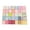 A002- B, variant on Pre-Cut Cotton Fabric Squares with 100% Cotton Twill and Assorted Floral Prints, 50-Pack 4X4 Inches (10X10 Cm), Multicolor Patchwork for Quilting and Sewing Projects
