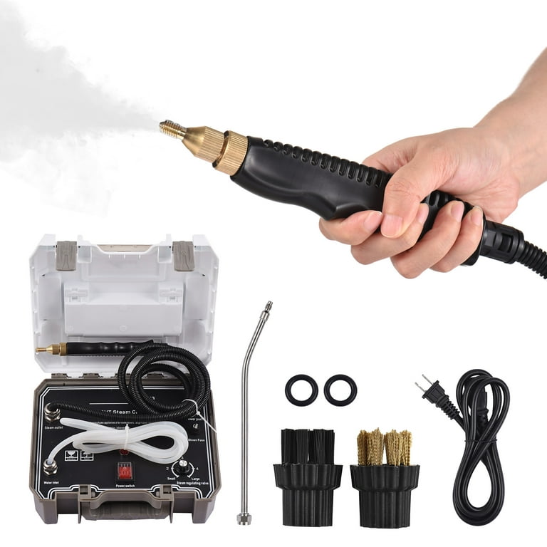 High Pressure Steam Cleaner, Handheld High Temp Portable Cleaning Machine,  Tankless and Heavy Duty for Home Grout Tile Car Kitchen Bathroom 