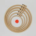 thumbnail image 4 of Huanledash Plastic Cross Stitch Embroidery Hoop Circle Sewing Frame DIY Needlework Tool, 4 of 8