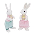 thumbnail image 3 of 2 piezas de conejitos de Pascua, juguetes de peluche, estatuas de conejo, decoración de Pascua, muñecos de peluche Estilo B, 3 of 9