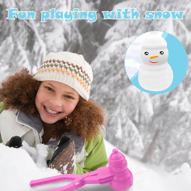 SUPVOX Pinzas Para Hacer Bolas De Nieve – 2 Piezas Infantiles, Clip Práctico Y Seguro Para Jugar Al Aire Libre Con Nieve Y Arena