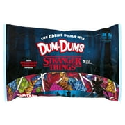Dum Dums Stranger Things Mix Halloween Assorted Lollipops & Suckers, Hard Party Candy 10.2 oz. Lay Down Bag