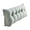 Green, variant on Bed Reading Backrest Cushion with Side Storage Pocket High Density Foam Headboard Support Pillow Ergonomic Triangular Leaning Bolster for Bed Sofa Daybed