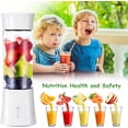 thumbnail image 3 of Jinsinto 78*240mm White US Mini Blender Fruit Juice Press Smoothie Blender, 3 of 5
