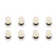thumbnail image 1 of Rodillos y poleas corredizas para puertas de ducha de latón ABS de 20 mm: juego de 8 piezas para herrajes para puertas de baño, 1 of 8