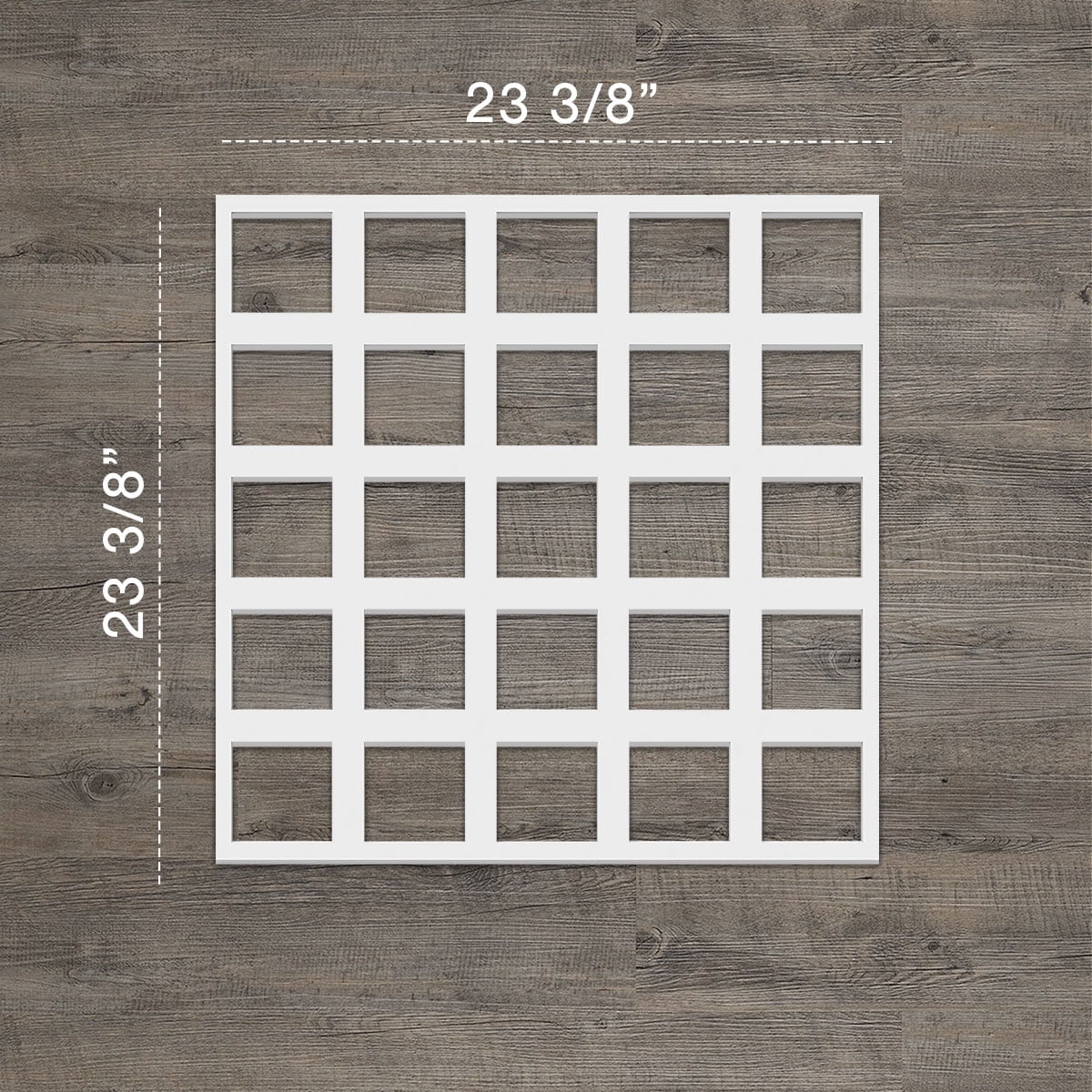 Ekena Millwork 23 3/8"W x 23 3/8"H x 3/8"T Large Manchester Decorative Fretwork Wall Panels in Architectural Grade PVC