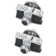 thumbnail image 1 of 2 piezas conjuntos de pines de solapa de cristal broches de cámara de dibujos animados insignias para bolsas mochilas chaquetas sombrero Yinane Broche del pin de cuello para las mujeres, 1 of 8