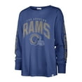 thumbnail image 2 of Women's '47 Royal Los Angeles Rams Tom Cat Long Sleeve T-Shirt, 2 of 3