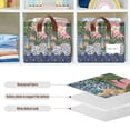 thumbnail image 4 of Yayeee Foldable Storage Basket for Shelves with Handles Waterproof Cloth Bins, Floral Vase, 4 of 7