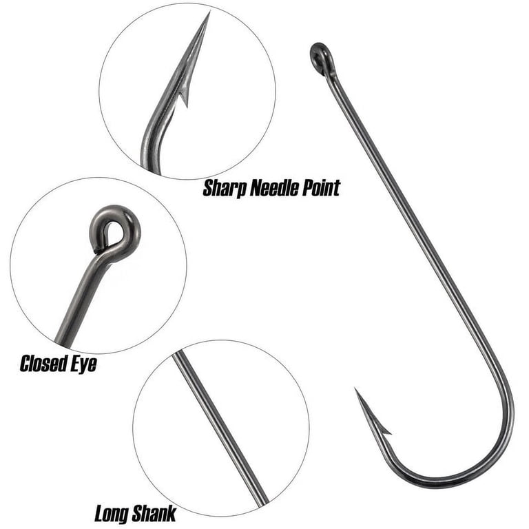 bassdash aberdeen fishing hooks Kit Eagle Claw Aberdeen 90o Jig Hook |