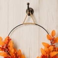 thumbnail image 7 of Fall Wreaths for Front Door, Metal Hoop Fall Wreath with Orange Leaves Red Berries, Front Door Wreaths for Summer Door Decor Fall Wedding Decor Thanksgiving Harvest Home Decor, 16.92 Inch by XSAOP, 7 of 7