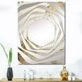 thumbnail image 1 of Designart "White Earth Minimalist Fossils II" Abstract Collages Oversized Wall Mirror - Modern Abstract Bedroom Wall Mirror Large - Multiple Color Options, 1 of 6