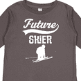 thumbnail image 4 of Inktastic Future Skier Childs Skiing Boys or Girls Long Sleeve Toddler T-Shirt, 4 of 5