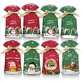 thumbnail image 4 of Caja de papel de Feliz Navidad, bolsa de embalaje de recuerdo de Papá Noel, decoración de fiesta de año nuevo, 5/10/20 piezas, 2024, 4 of 4