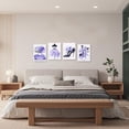thumbnail image 3 of ZHONGYUTONG 4 Piece Makeup Canvas Wall Art Flower Dress High Heels Perfume Painting Women Fashion Pictures for Girl Bedroom Beauty Wall Decor Framed (28.00" x 42.00" x 4PCS), 3 of 5
